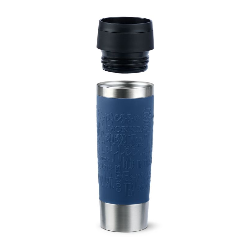 EMSA-Travel-Mug-Classic-N2022100-tazza-da-viaggio-500-ml-Nero-Blu-Acciaio-inox-Acciaio-inox