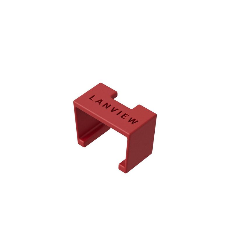 Lanview-LVT-SC-R-accessorio-per-cavi-Clip-di-codifica-a-colori--SmartClicks-Clips-20pcs-Red---Warranty-300M-