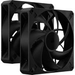 Corsair RS140 MAX 14cm PWM Thick Case Fans x2 30mm Thick Magnetic Dome Bearing 1600 RPM Liquid Crystal Polymer Construct