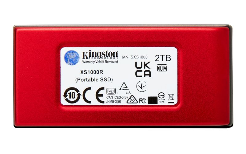 Kingston-Technology-2TB-SSD-esterno-XS1000-USB-3.2-Gen-2-Rosso