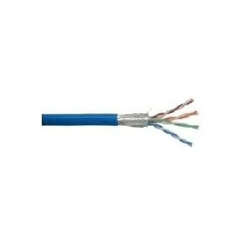 Cavo patch Cat.5e - blu - SF-UTP - AWG26 - PVC - 100 m