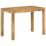 Tavolo da Pranzo 110x55x76 cm in Legno Massello di Mango