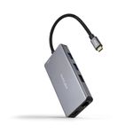 Nanocable-10.16.1009-replicatore-di-porte-e-docking-station-per-laptop-Cablato-USB-3.2-Gen-1--3.1-Gen-1--Type-C-Grigio