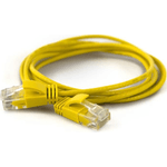 Wantec wW Patchkabel CAT6A rund 2.8mm UTP gelb 0.25m - Netzwerk - Patchkabel - 0,26 m - Cat6a - U/UTP (UTP) - RJ-45 - RJ