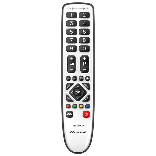 Meliconi-Gumbody-Pratico-2--telecomando-IR-Wireless-TV-Set-top-box-TV-Pulsanti