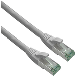 Cavo patch Cat 6a certificato Helos GRS con cavo grezzo Cat 7 TPE grigio 15 m