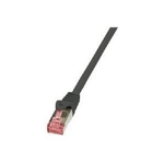 Logilink PrimeLine - Patch-Kabel - RJ-45 (M) - RJ-45 (M) - 3 m - SFTP, PiMF - CAT 6 - halogenfrei - Schwarz (CQ2063S)