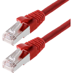 Cavo patch Helos SF/UTP Cat 5e rosso 10 m