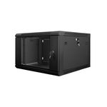 Lanberg WF01-6606-10B rack 6U Da parete Nero