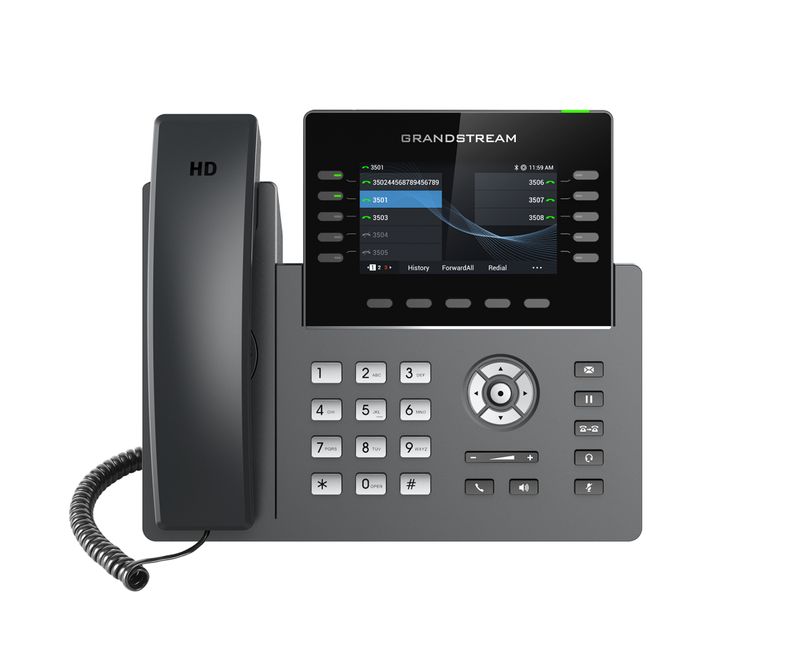 HD-audio-handset-and-speakerphone-with-support-for-wide-band-audio--10-line-keys-with-up-to-16-SIP-accounts--40-built-in