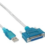 USB a parallela a 25 pin - Cavo adattatore per stampante - 18 m