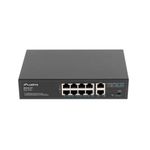 Lanberg RSFE-8P-2GE-120 switch di rete Non gestito Gigabit Ethernet (10/100/1000) Supporto Power over Ethernet (PoE