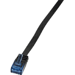 Logilink SlimLine - Patch-Kabel - RJ-45 (M) - RJ-45 (M) - 2 m - UTP - CAT 6 - Schwarz (CF2053U)