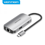 Vention HUB 5 in 1 da USB-C a 3xUSB3.0/RJ45/PD100W - 015 m
Specifiche
-Hub USB con connettore Type-C da un lato e RJ45 -