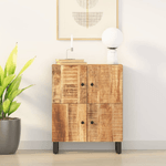 vidaXL Credenza con 4 Ante 60x33x75 cm in Legno Massello di Mango