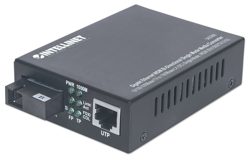 Intellinet-545068-convertitore-multimediale-di-rete-1000-Mbit-s-Modalit--singola-Nero