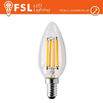 Lampada Filamento Oliva - 4W 4000K E14