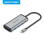 Vention Hub da USB-C a Usb3.0x3/TF/SD/PD 015 m Tipo in lega di alluminio grigio
Caratteristiche
-Hub da USB-C a USB 3.0x