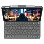 Logitech-Slim-Folio-Grigio-Bluetooth-QWERTZ-Svizzere