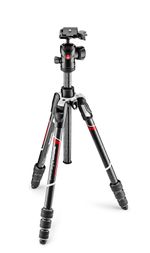 Manfrotto-MKBFRTC4-BH-treppiede-Videocamera-portatile-3-gamba-gambe-Nero-Argento