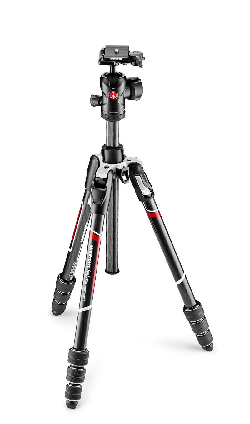 Manfrotto-MKBFRTC4-BH-treppiede-Videocamera-portatile-3-gamba-gambe-Nero-Argento