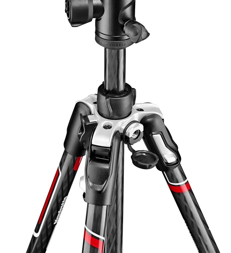 Manfrotto-MKBFRTC4-BH-treppiede-Videocamera-portatile-3-gamba-gambe-Nero-Argento