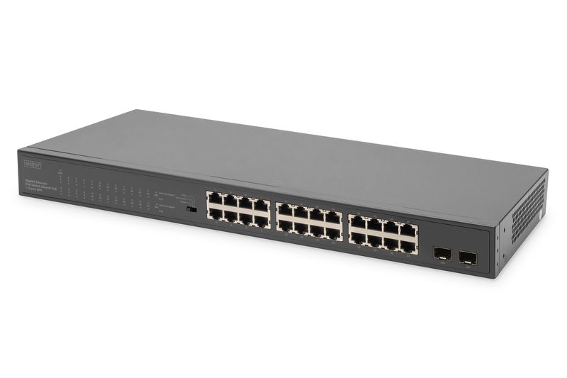 Switch-Gigabit-Ethernet-PoE-24-porte-PoE--2-port-SFP-370W-PoE-budget