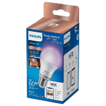 Philips-LED-Lampadina-Smart-Dimmerabile-Luce-Bianca-o-Colorata-Attacco-E27-60W-Goccia