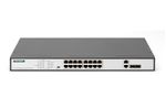 DIGITUS-Fast-Ethernet-PoE-Switch-16-porte-19--Unmanaged-2-porte-Uplink