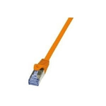 Logilink PrimeLine - Patch-Kabel - RJ-45 (M) - RJ-45 (M) - 1 m - SFTP, PiMF - CAT 6a - gepresst, glatt, halogenfrei - or