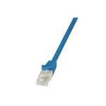 Logilink - Cavo patch - Da RJ-45 (M) a RJ-45 (M) - 25 cm - UTP - CAT 5e - Blu (CP1016U)