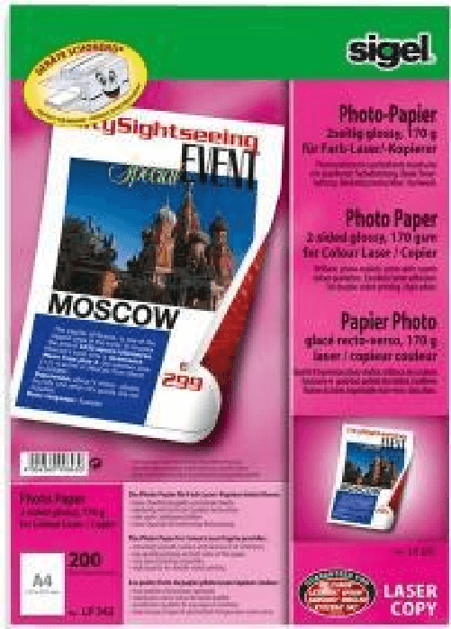 Carta-fotografica-SIGEL-laser-DIN-A4-lucida-170-g-m