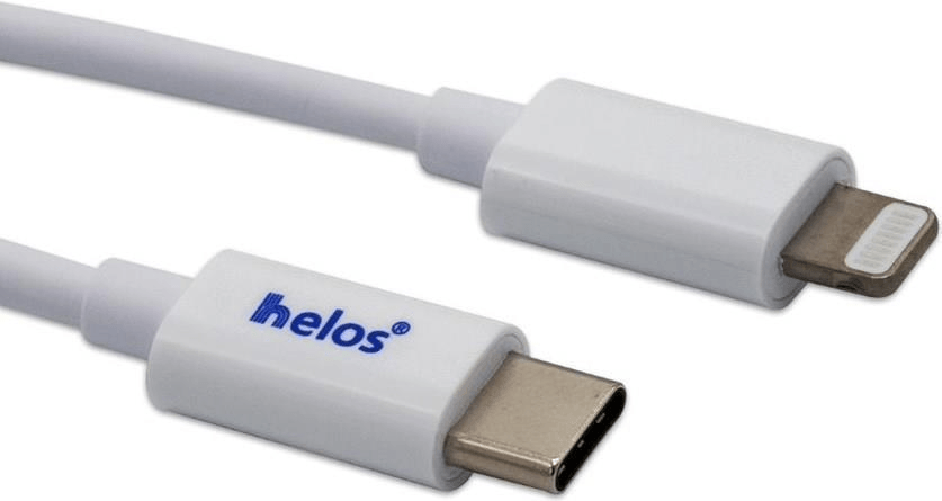 Cavo Helos da USB-C a Lightning certificato MFI 10 m bianco