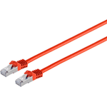 Cavo patch S/FTP Cat 7 rosso 20 m
