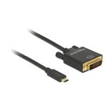 Delock Anschlsse 1 x USB Type-C Stecker  1 x DVI 241 Stecker mit Schrauben  Chipsatz Parade PS171  Cypress  DVI