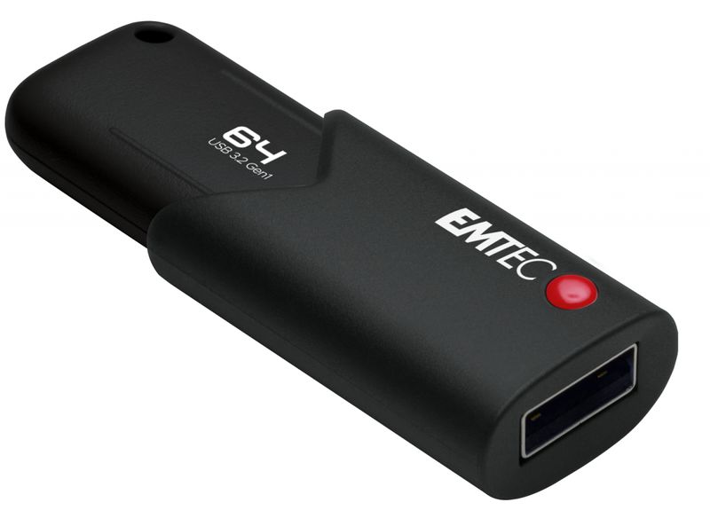 Chiavetta-USB-64GB-EMTEC-B120-Fare-clic-su-Secure-USB-3.2--100MB-s-