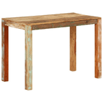 Tavolo da Pranzo 110x55x76 cm in Legno Massello di Recupero