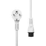 Micro Connect  Power Cord CEE 7/7 - C5 3m - White Angled Schuko White - H05VV-F3x075mm2 CU Male-Female