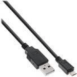 Cavo Micro-USB 2.0 - cavo di ricarica rapida - USB-A ST-Micro-B ST - nero - 0 -3m