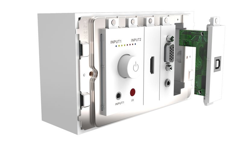 Vision-TC3-PK-presa-energia-Bianco--VISION-Techconnect-Modular-AV-Faceplate---LIFETIME-WARRANTY---Wall-Mounted-Module-Pa