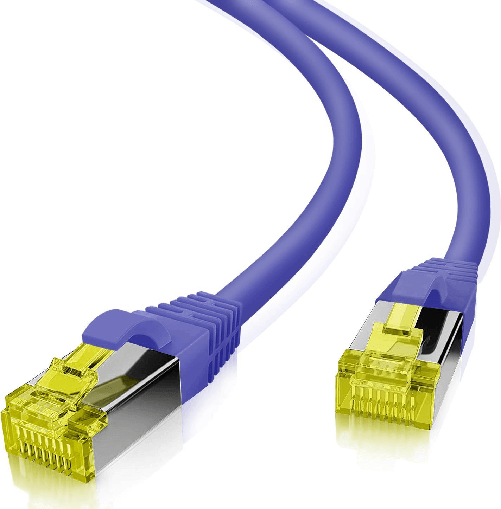 Helos Cavo patch Helos S/FTP Cat 6a viola 300 m