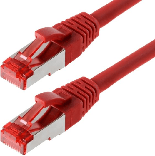 Cavo patch Helos S/FTP Cat 6 rosso 150 m
