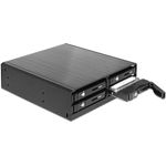 Delock Cornice rimovibile da 525" per 4 HDD/SSD SATA da 25".