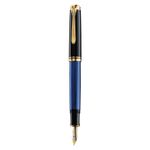 Pelikan M600 penna stilografica Sistema di riempimento integrato Nero, Blu, Oro 1 pz