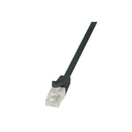 LogiLink - Patch-Kabel - RJ-45 (M) bis RJ-45 (M) - 5 m - UTP - CAT 5e - geformt, ohne Haken - Schwarz