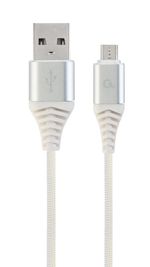 Cavo-di-ricarica-micro-USB-CableXpert-1-m-argento-bianco-CC-USB2B-AMmBM-1M-BW2