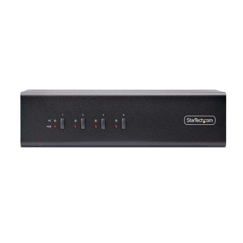 StarTech.com-KVM-Switch-DisplayPort-a-4-Porte-con-Doppio-Monitor-4K-60Hz-2x-Porte-Hub-USB-5Gbps-2x-Porte-HID-USB-2.0-Com