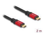 Delock-Cavo-USB-2.0-Spina-USB-Type-C-da-2-m-rosso-in-metallo