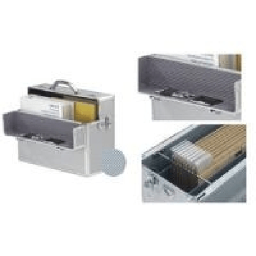Custodia pilota ALUMAXX in alluminio rigato argento