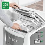 Leitz-80150000-distruggi-documenti-Triturazione-incrociata-22-cm-Grigio-Bianco